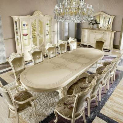 Esszimmer Set Ess Gruppe Holz Tisch Tische Komplett Set Esstisch 12 Stühle 13tlg