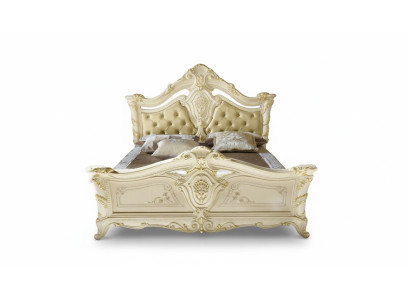 Chesterfield Schlafzimmer Barock Möbel Textil Klassisch Bett Luxus