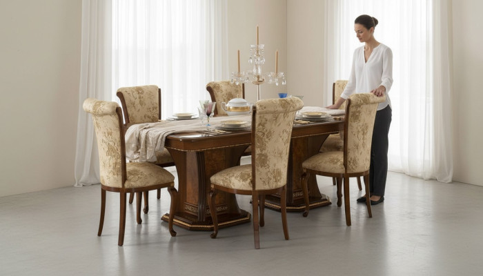 Tische Möbel Esstisch Antik Stil Massivholz Italienische Esstische Tisch Holz