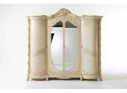 Schlafzimmer Möbel Italien Holzschrank Schrank Echtholz Kleiderschrank