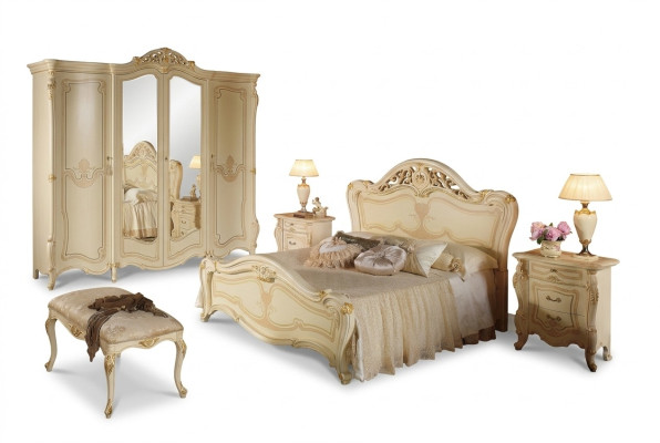 Bett Holz Schlafzimmer Set Möbel Modern Luxury Betten Neu 2x Nachttisch 3 tlg