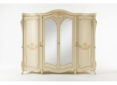 Schlafzimmer Möbel Italien Holzschrank Kleiderschrank Schrank Echtholz Massive