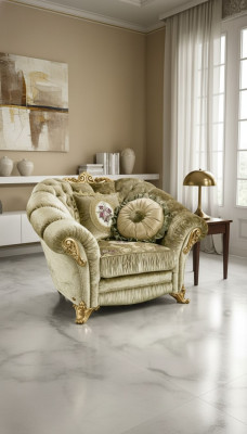 Luxus Stuhl Polster Cocktail Relax Lounge Club Stühle Möbel Design Sessel Beige