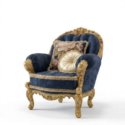 Klassisch Design Sessel Wohnzimmer Einsitzer Sofa Couch Lounge Club Hotel Luxus