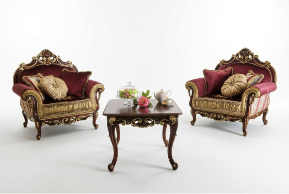 Garnitur Stuhl Stühle Relax Gruppe Neu Lounge Design Sessel Holz Club 2x Set Neu