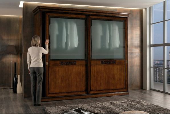 Kleiderschrank Holzschrank Schrank Massive Schlafzimmer Möbel Holz Echtholz Neu
