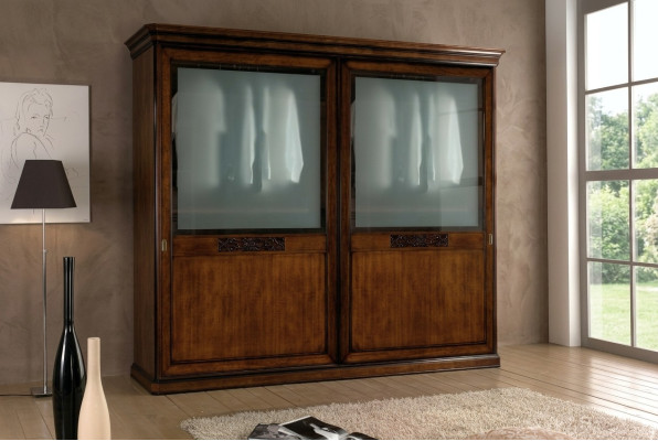 Kleiderschrank Holzschrank Schrank Massive Schlafzimmer Möbel Holz Echtholz Neu