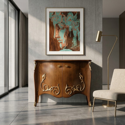 Kommoden Holz Schränke Anrichte Möbel Luxus Kommode Sideboard Schrank Italien