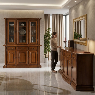 Kommode Schubladen Holz Sideboard Schrank Schränke Massiv Kommoden Wohnzimmer