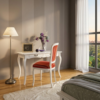 Esszimmer Stühle Holz Luxus Sessel Stuhl Weiß Lehnstuhl Wohnzimmer Möbel Neu