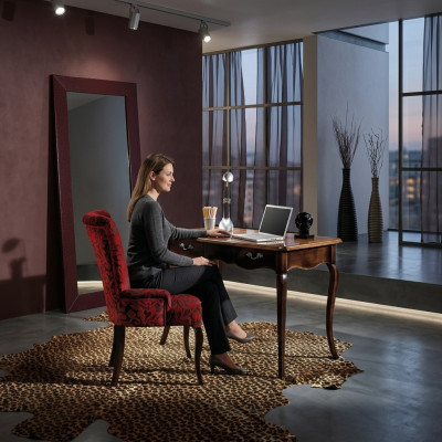 Tisch Holztisch Stuhl Tische 3tlg Einrichtung Echtholz Büro Schreibtisch Sessel