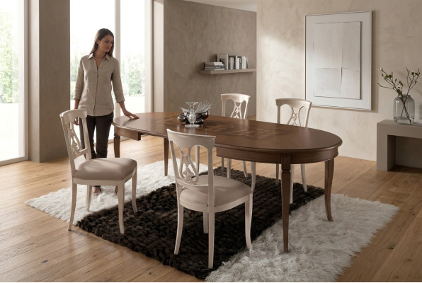 Komplett Set Esstisch 4x Stühle Esszimmer Set Ess Gruppe Holz Tisch Tische 5tlg