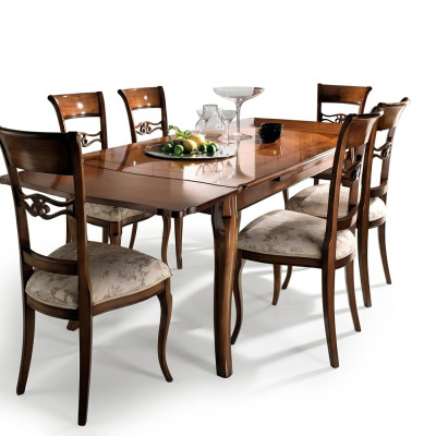 Tisch Esszimmer Set Essgruppe Esstisch + 6x Stühle Stuhl Modern Tische Garnitur