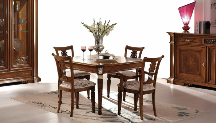 Set 4x Stuhl Stühle Sessel Esszimmer Garnitur Holz Modern Gruppe Lehnstuhl Möbel