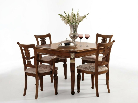 Luxus Esstisch Ausziehbarer Tisch Holz Tische Modern Esszimmer Design Italien