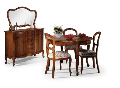 runde Tisch Stühle 4tlg Esszimmer Holztisch Esszimmer Set Stuhl Esstisch Gruppe