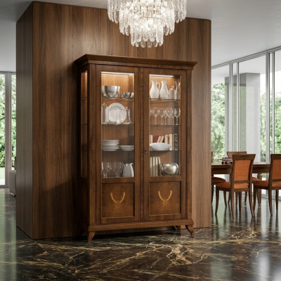 Vitrine Schrank Klassische Vitrinen Wohnzimmer Wohnzimmer Schränke Anrichte Neu