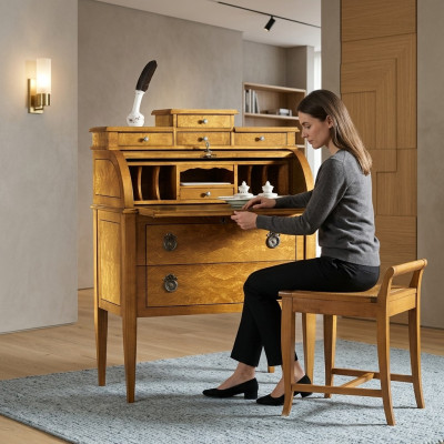 Luxus Kommode Hoch Schrank Kommoden Sidebaord Schränke Holz Italien Möbel Neu