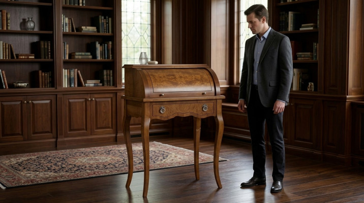 Design Tisch Sekretär Luxus Schreib Büro Möbel Holz Tische Office Einrichtung