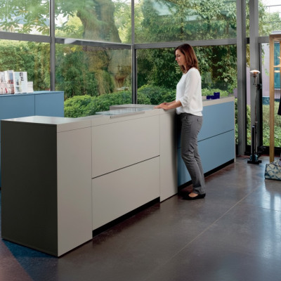 Büro Möbel Empfangs Tische Thekenmöbel Empfangstisch Tisch Kanlzie Büro Praxis
