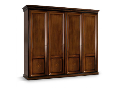 Luxus Schrank Kleiderschrank Italienische Möbel Schlafzimmer Echtholz Schränke