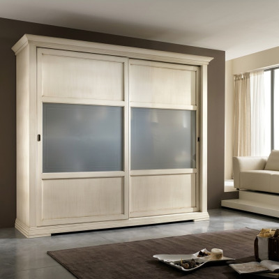 Luxus Kleiderschrank Italienische Möbel Schlafzimmer Schrank Echtholz Schränke