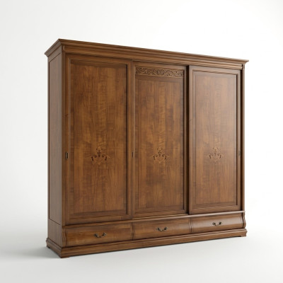 Kleiderschrank Schwebetüren Schrank Echzholz Luxus Schränke Italienische Möbel