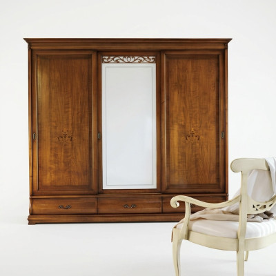 Kleider Schrank Design Kleiderschränke Spiegel Möbel Wohnen Vaccari cav giovanni