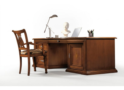 Designer Schreibtisch Tisch Möbel Büro Schreibtische Massivholz Tische Italien