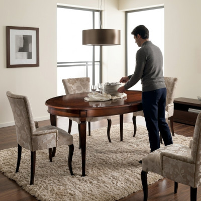 Esstisch Luxus Tisch Massiv Holz aus Italien Esszimmer Tische Einrichtung Möbel