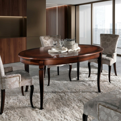 Esstisch Luxus Tisch Massiv Holz aus Italien Esszimmer Tische Einrichtung Möbel