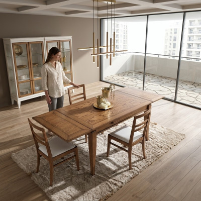 Esszimmer Set Essgruppe Esstisch + 4x Stühle Stuhl Modern Tisch Tische Garnitur