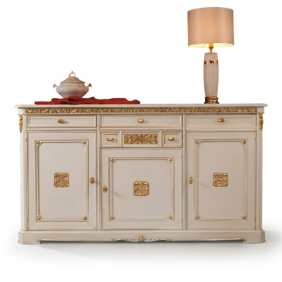 Kommode Anrichte Sideboard Weiß Sideboards Schrank Kommoden Möbel Massiv Holz