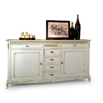 Kommode Anrichte Sideboard Braun Sideboards Massiv Holz Schrank Möbel Kommoden