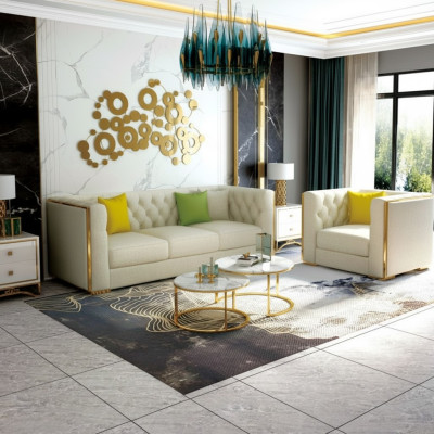 Couch Wohnlandschaft Garnitur Design Modern Sofagarnitur 321 Sofas Neu