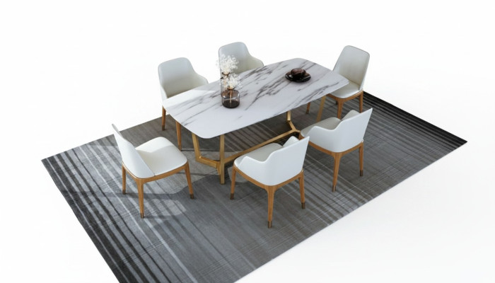Luxus Designer Edelstahl Metall Ess Tisch Tische Wohn Zimmer 160x90cm