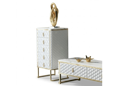 Dekorative Kommode Sideboard Kommoden Sideboards 5 Schubladen Hochschrank