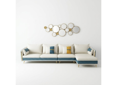 Wohnlandschaft L-Form Ecksofa Couch Design Polster Garnitur Sofa Ecke Neu