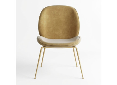 Stuhl 1x Luxus Design Polster Designer Stühle Sitz Lehn Büro Esszimmer