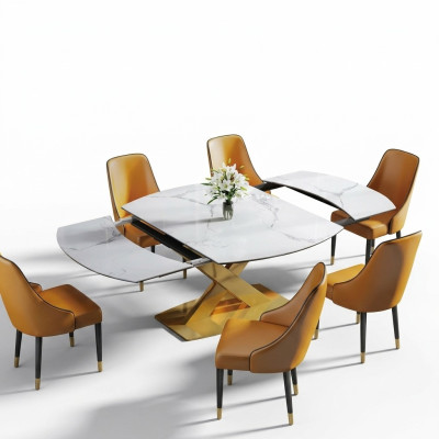 Moderner Holztisch Esstisch Tisch Holz Tische 120/180cm Ess Zimmer