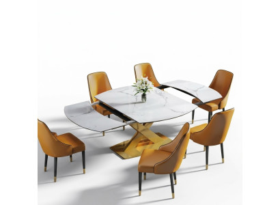 Moderner Holztisch Esstisch Tisch Holz Tische 120/180cm Ess Zimmer