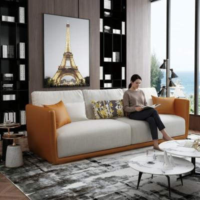 Hochklassige Wohnzimmer Designer Möbel 4 Sitzer Couch Big XXL Sofa
