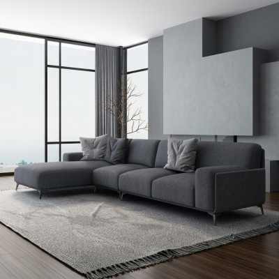 Wohnlandschaft Ecksofa L-Form Couch Sitz Polster Set Garnitur Modern