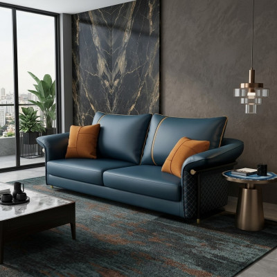 Design Sofa 3 Sitzer Wohnzimmer Couch Deko Couchen Polster Sofas Neu XXL