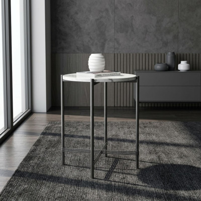 Beistelltisch Runder Tisch Couchtisch Sofa Tisch Wohnzimmer Runde