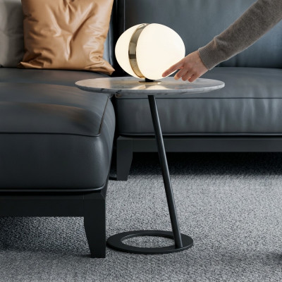 Beistelltisch Runder Tisch Couchtisch Sofa Wohnzimmer Runde Deko Design