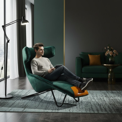 Sessel Club Lounge Designer Fernseh Sofa Stuhl Stühle Polster Sitz Möbel Liege