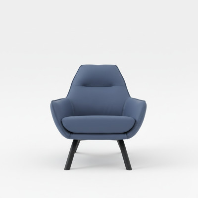 Design Couch Sofa Sitzer Stoff Lounge Club Polster Luxus Ohren Sitz Relax Sessel