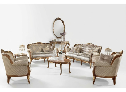 Klassische Stil Möbel Italien Sofagarnitur Garnituren Gruppe 3+2 xlmoebel®