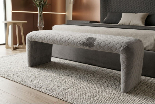 Hocker Pouf Sofa Polster Beistellhocker Fußhocker Ottomane Möbelhocker Stoff